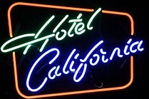 Hotel California Signage